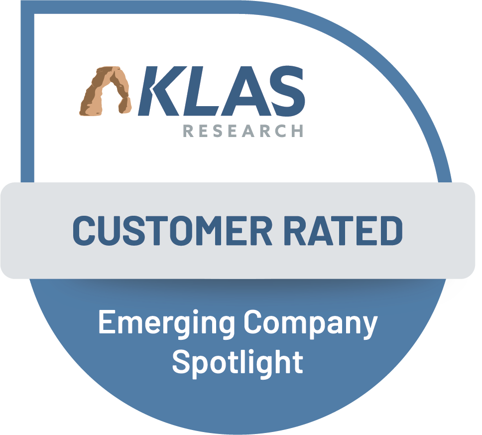 KLAS Customer Rated Badge